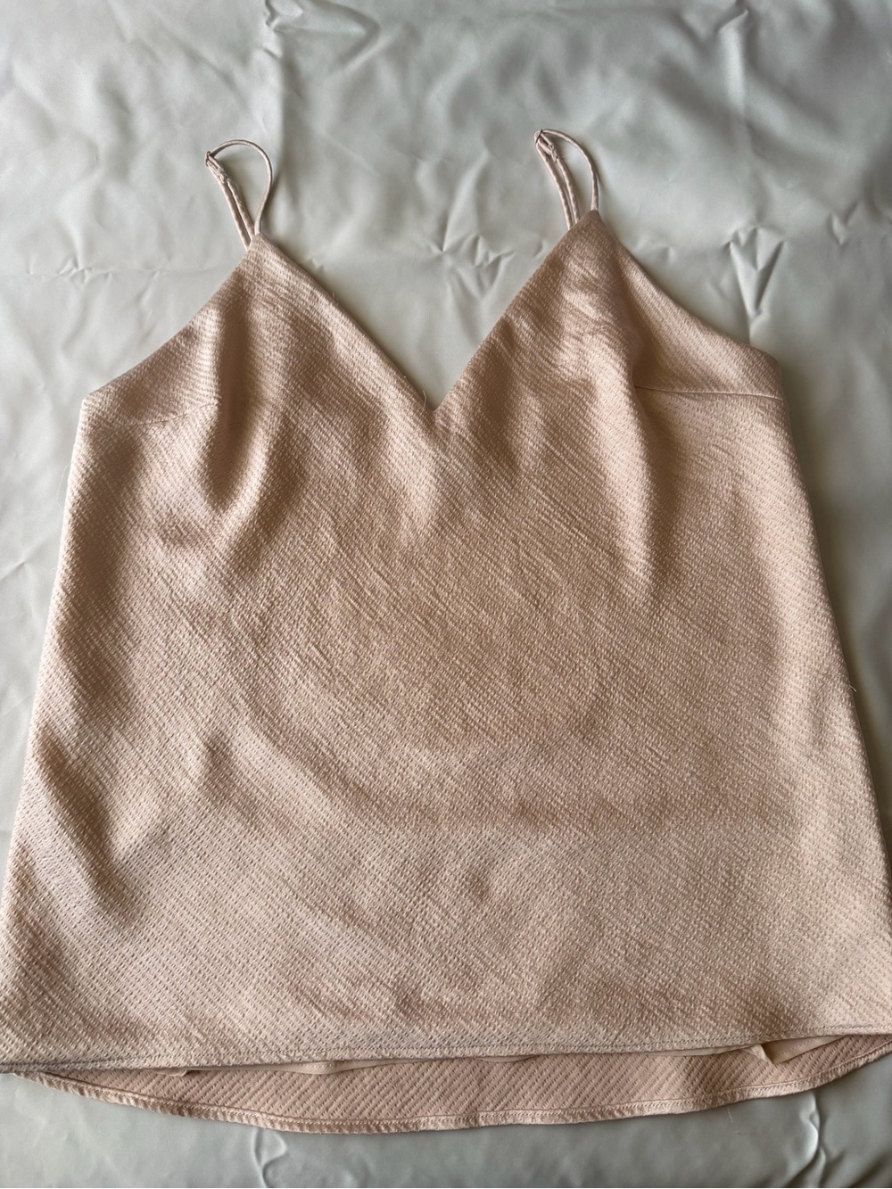 Pink rose Express Blush Pink Textured V-Neck Cami